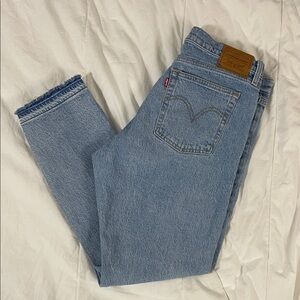 Levi's Premium High Rise Wedgie Light Blue Denim